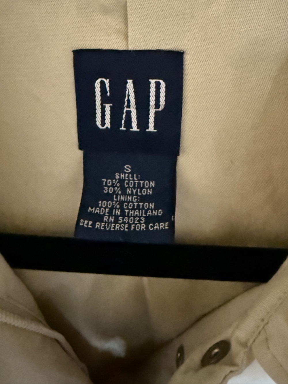 GAP Trench Coat - Picture 4 of 4